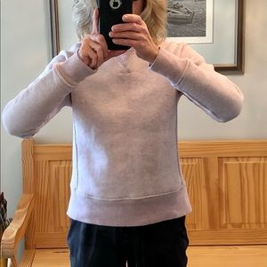 Heathered rose rag & bone sweatshirt.